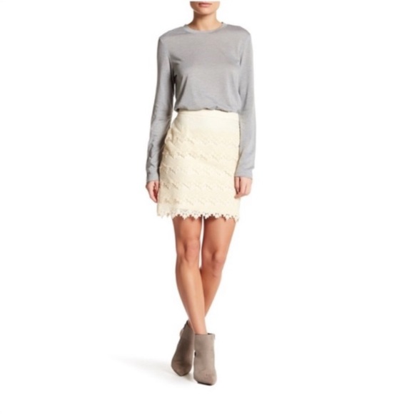 English Factory | Long Sleeve Lace Yoke Dress - Picture 1 of 9